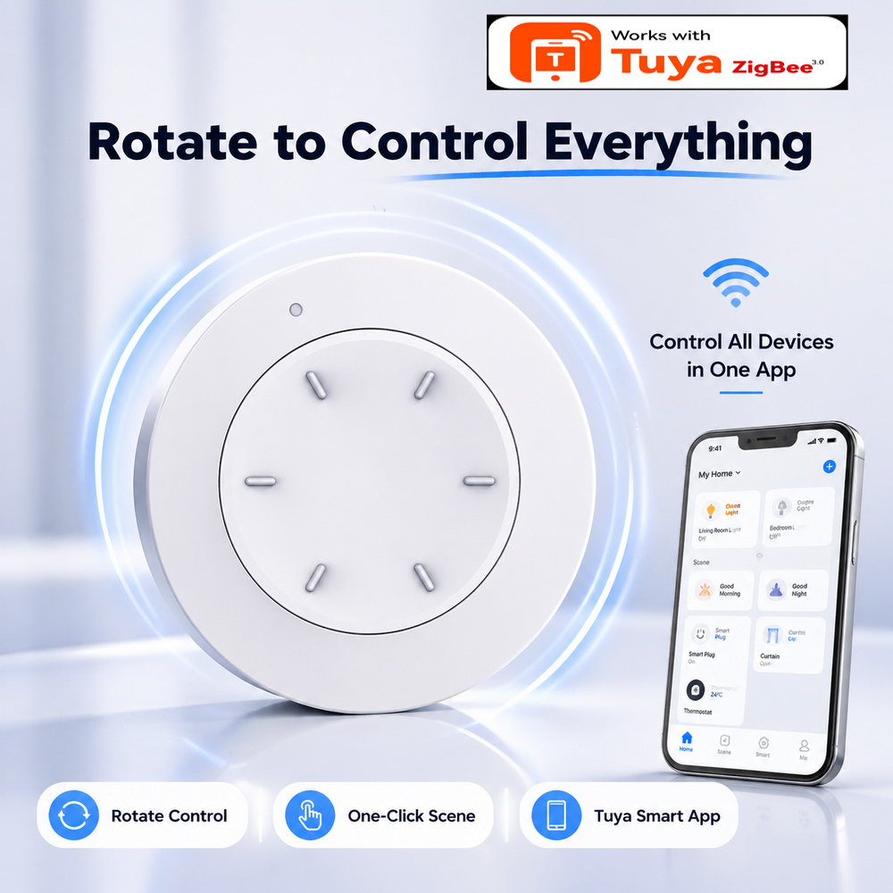 Home Automation Ideas - Interruptor Inteligente ZigBee Compatible con Tuya