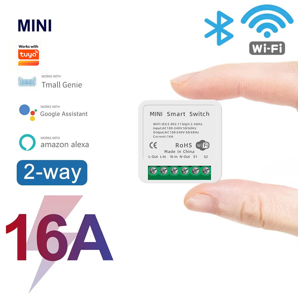 Home Automation Ideas - Mini Interruptor Inteligente WiFi de 16A,