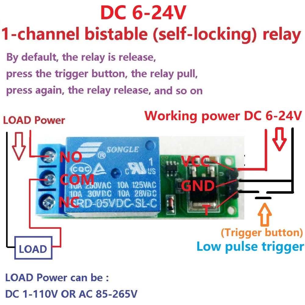 Home Automation With Arduino - Módulo de relé de palanca de