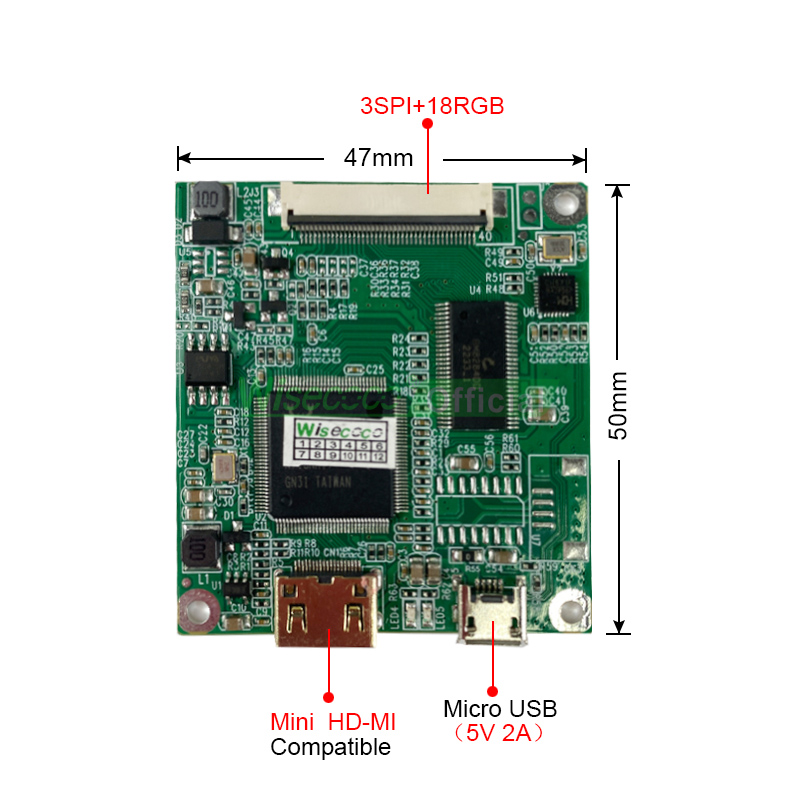 Wisecoco-pantalla redonda Circ - Home Automation Ideas reseña y precio
