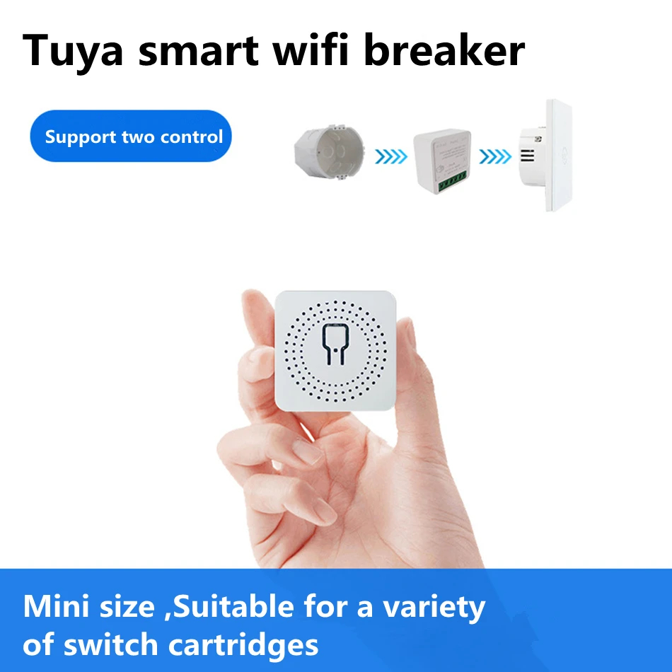 Control de vía Tuya Mini 16A W - Home Automation Ideas reseña y precio