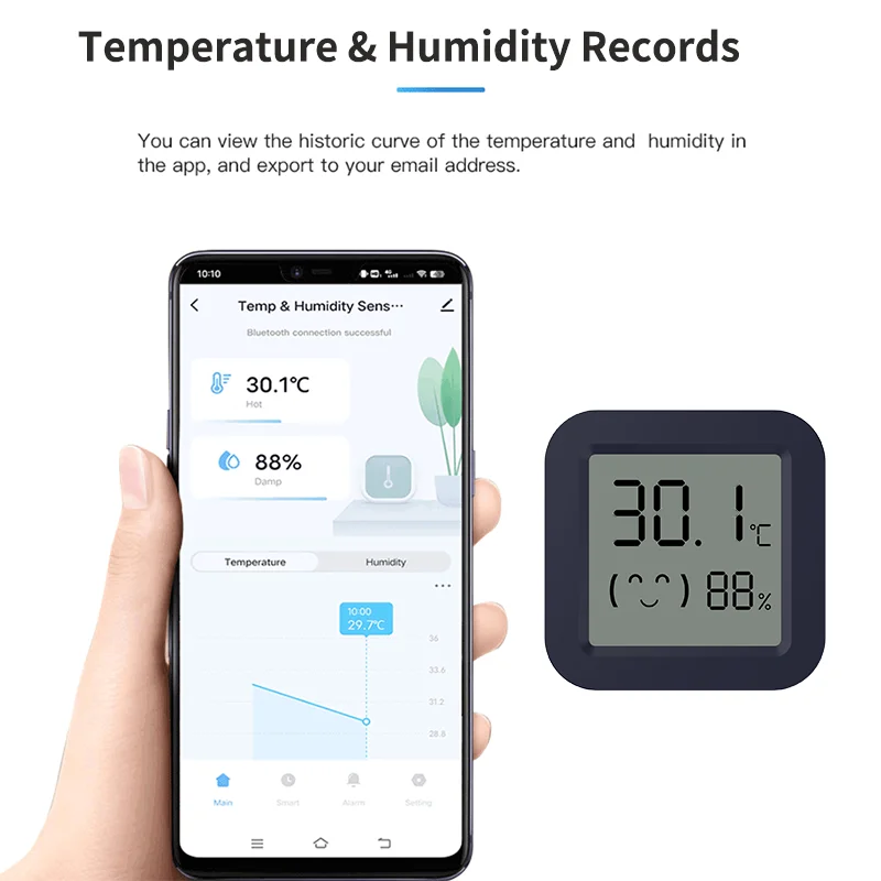 Mini Termómetro Higrómetro Int - Temperature Humidity Sensor reseña y precio